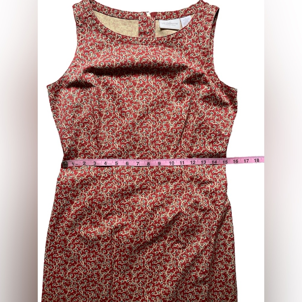 Liz Claiborne Lizwear Jeans Vintage Cotton Shift Dress Size 4 - Picture 10 of 12